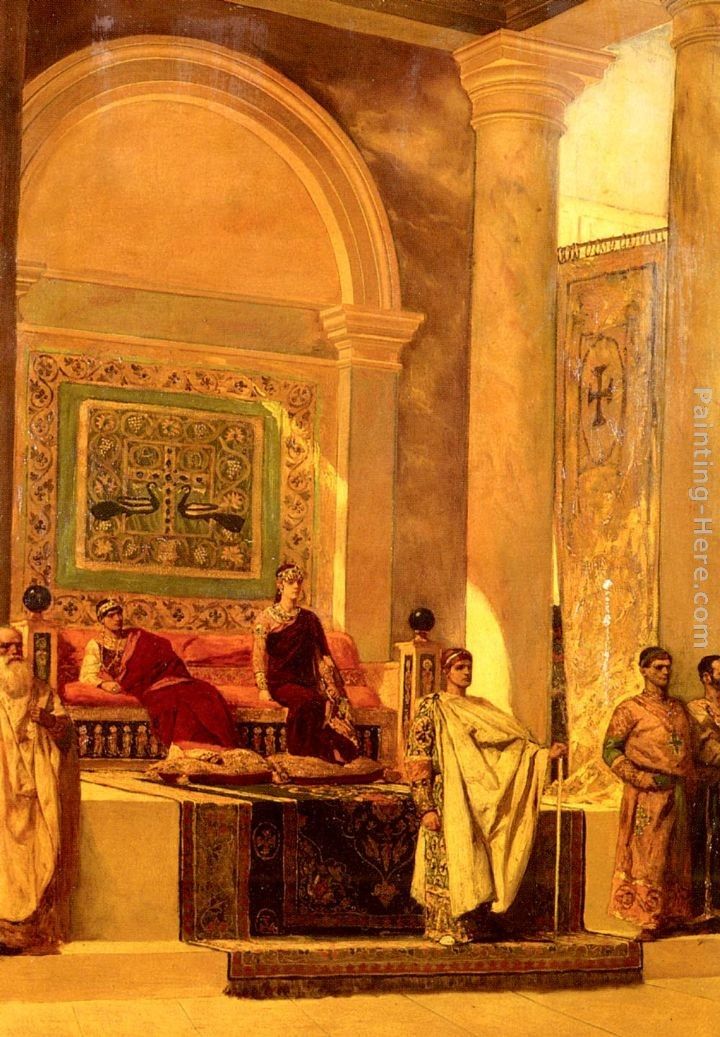 Benjamin Jean Joseph Constant The Throne Room In Byzantium